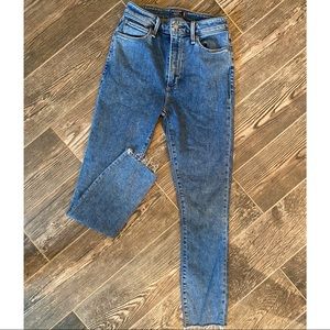 Abercrombie Simone high rise ankle jeans